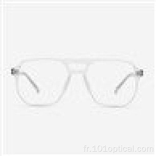 Lunettes Double Bridge Femme Et Homme Bleu Clair